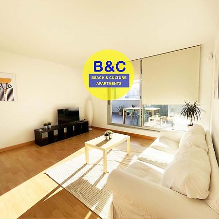 Beach & Culture Barcelona Port Forum Penthouse Apartment Sant Adria de Besos Dış mekan fotoğraf